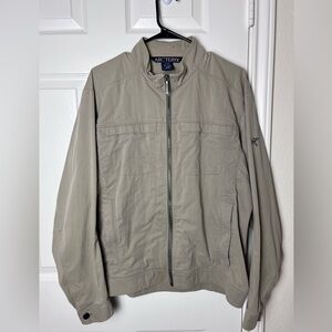 VINTAGE Arcteryx Crosswire Canvas Full Zip Jacket Khaki Men's Medium